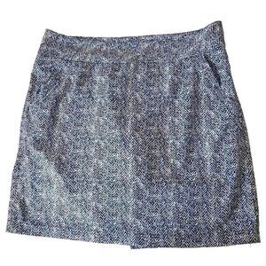 Chase 54 Womens Blue Print Golf Athletic Skort 6